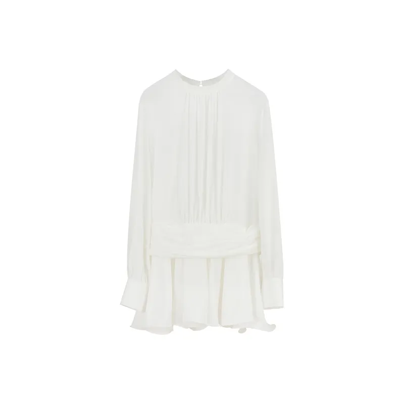 NancyCavally Long Sleeved Dresses Women's White-0