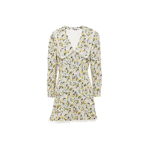 MIU MIU FW21 Long-Sleeved Raffiaes Women's Yellow