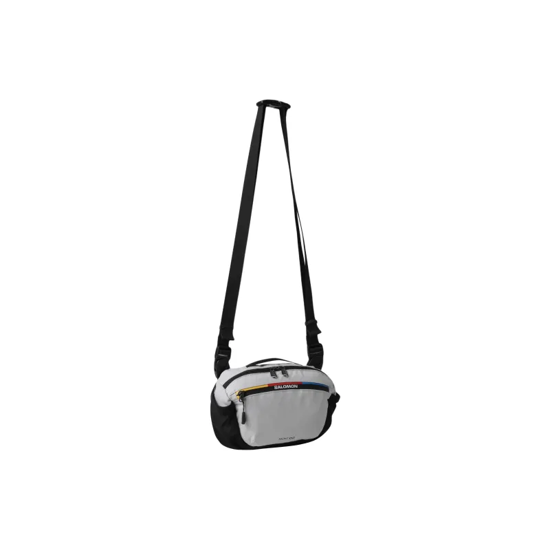 SALOMON Nylon Shoulder Bag, Crossbody Bag Mini Unisex Gray-1