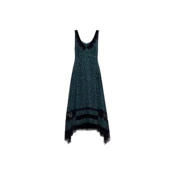 COACH SS23 Dress Women's Dark Green