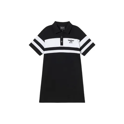 Boy London Short Sleeved Dresses Women's Black