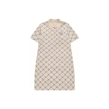 FILA FUSION SS24 Short Sleeved Dresses Women's Feather Gray