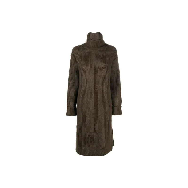 Polo Ralph Lauren Long-Sleeved Dresses Women's Olive Green-0