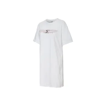 PUMA Short Sleeved Dresses Women's White
