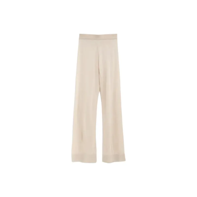 TOTEME Knitted Wide leg Trousers-0