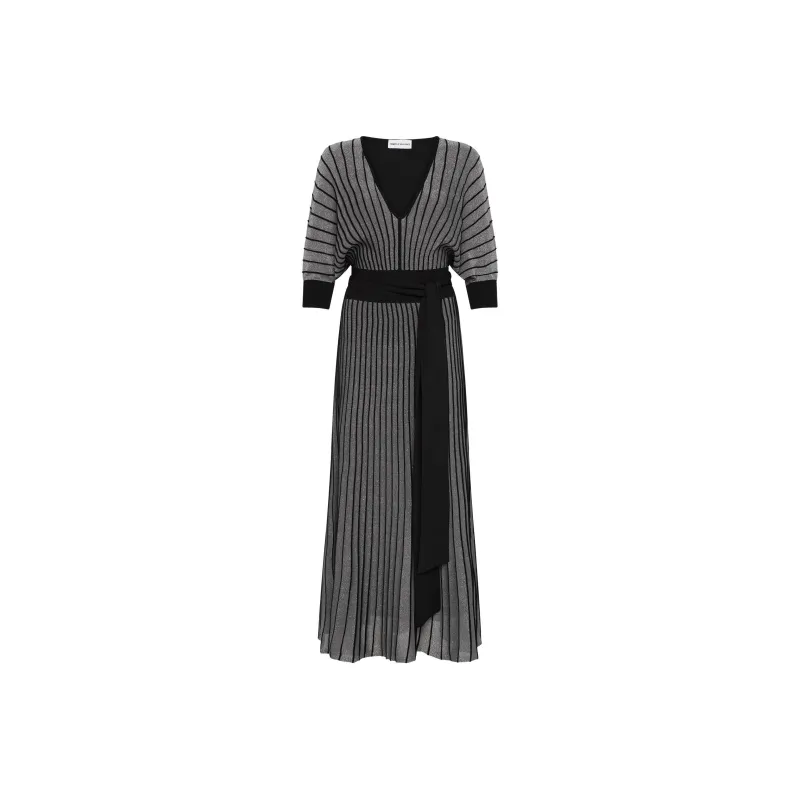 Rebecca Vallance Polina Knitted Midi Dress-0