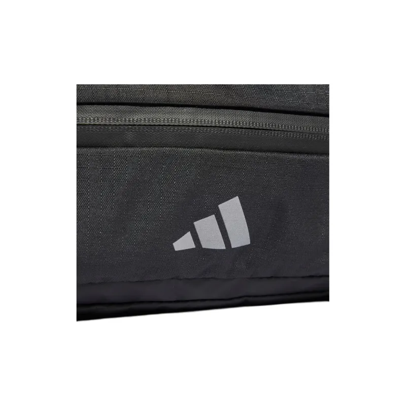 Adidas Polyester Shoulder Bag Regular Unisex Black & Metallic Silver-3