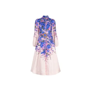 Zimmermann Long Sleeved Dress Women's Purple