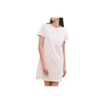 HERMES Short Sleeved Dresses Women's White