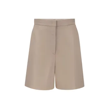 MaxMara Lacuna Leather Shorts