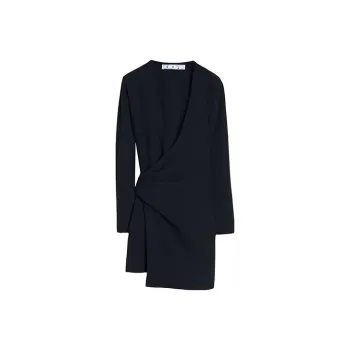 OFF-WHITE FW21 Long-Sleeved Dresses Women's Black