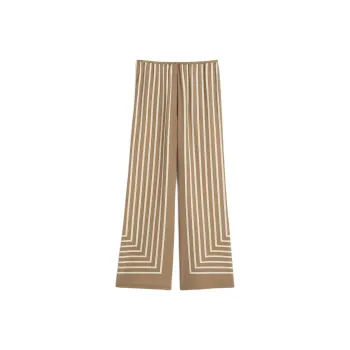 TOTEME Geometric print Silk Palazzo Pants