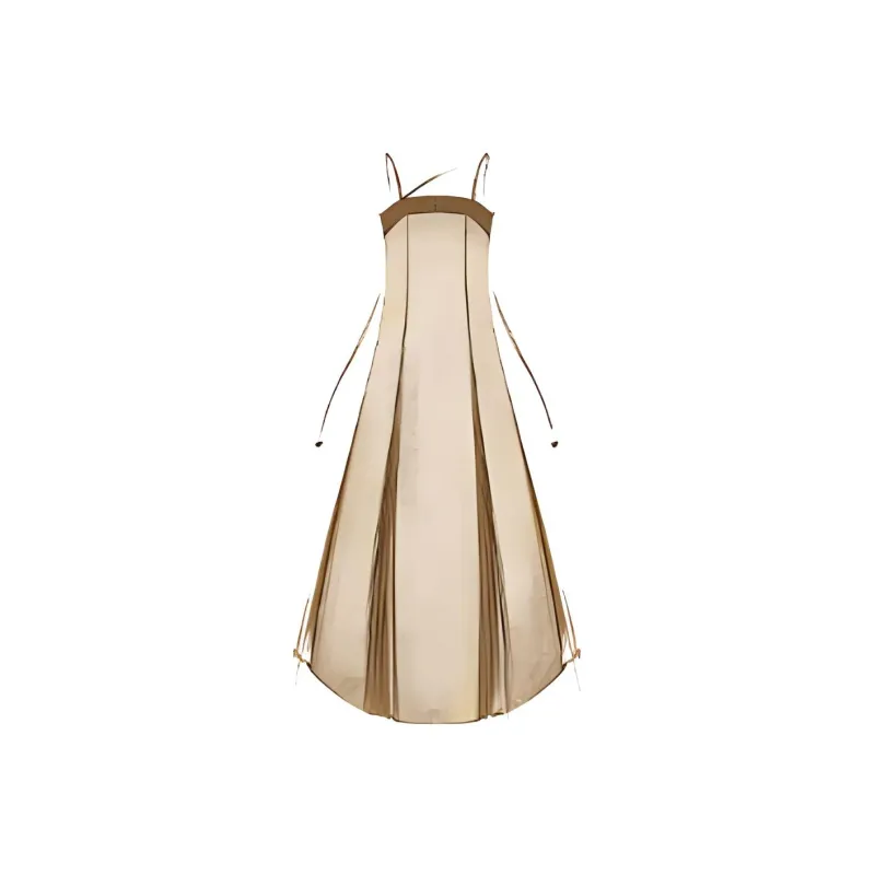 Anytime Slip Dresses Women's Brown-0