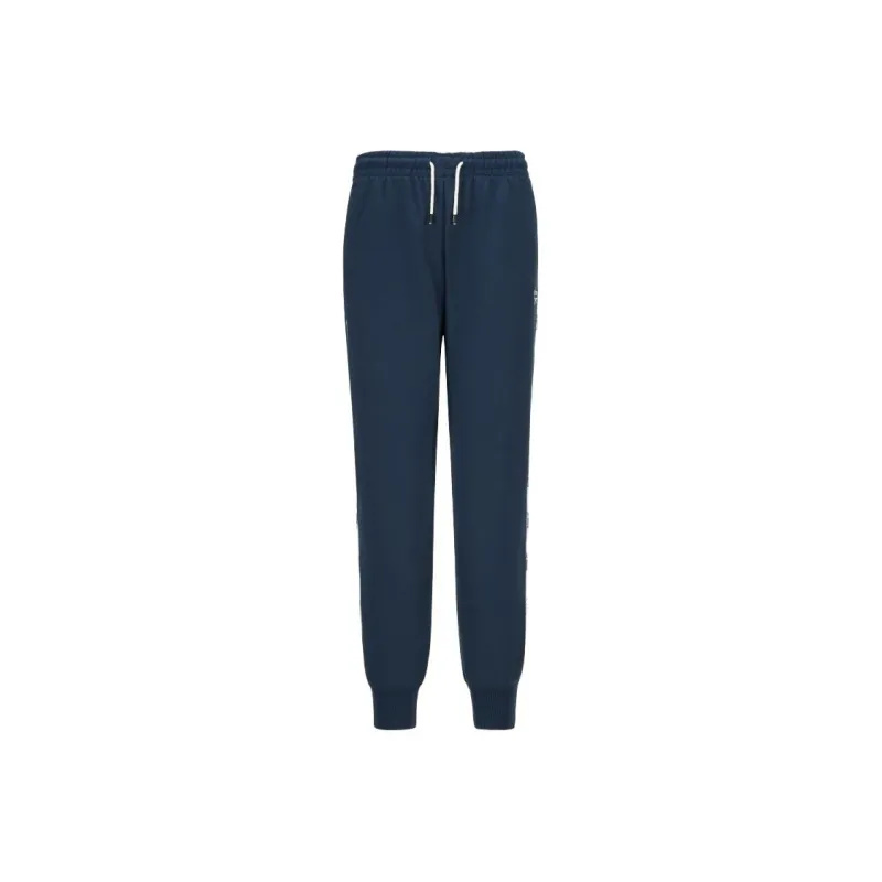 Reebok W RI Fleece Pant Knitted Sports Pants Women's Dark Blue-0