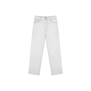 E.land Jeans Women's Ivory White