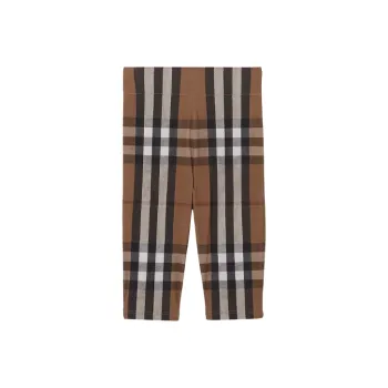 Burberry Andrea Check Cycling Shorts 'Birch Brown'