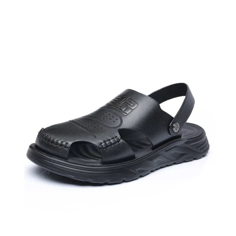 KACHILANG Beach Sandals Men Black-1