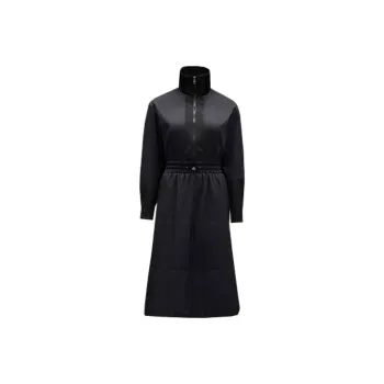 Moncler Long Sleeved Dresses Women's Black