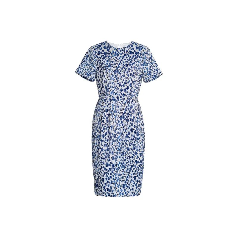 ROEYSHOUSE Short Sleeved Dresses Women's Blue-0