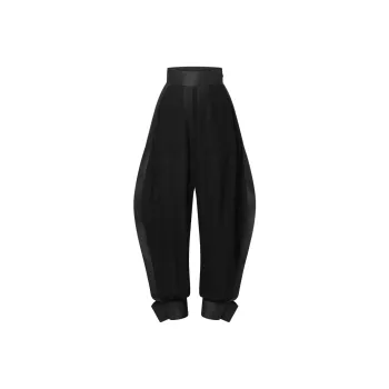 LOUIS VUITTON SS25 Casual Pants Women's Black