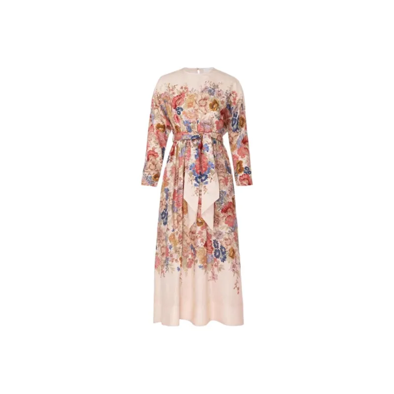 Zimmermann SS24 Long-Sleeved Dresses Women's Cream-0