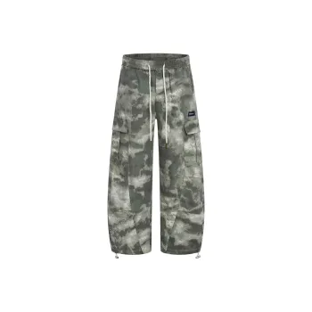 YUZHAOLIN Loose Fit Sports & Outdoors Tie Dye Casual Pants Unisex