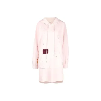 MARNI Embroidered Hoodie Dress