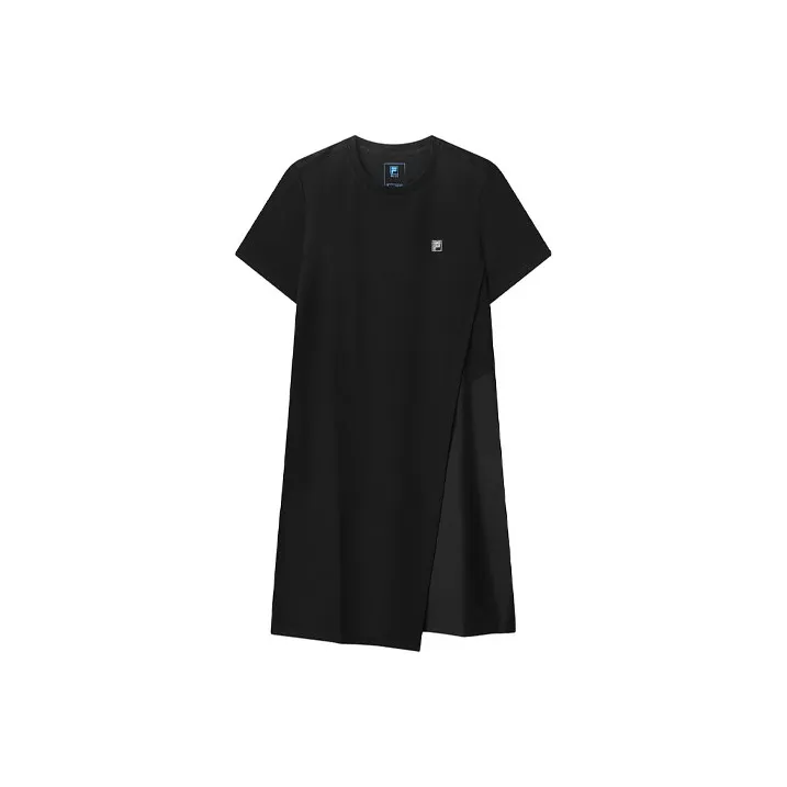 FILA Short Sleeved Dresses Women's Jet Black-0