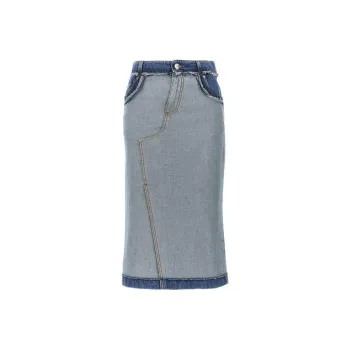 MARNI Denim Midi Skirt