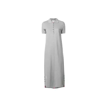 THOM BROWNE RWB stripe Polo Shirt Dress