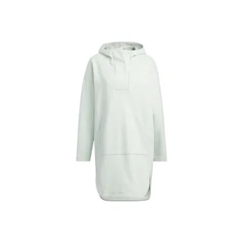 Adidas Long-Sleeved Dresses Women's Linen Green