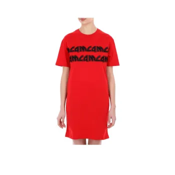 McQ Alexander McQueen Short-Sleeved Dresses Women's Red