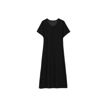 Wbwq Short Sleeved Dresses Women's Black