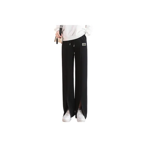 Tonlion Knitted Sports Pants Women's Black