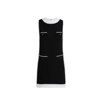 MOSCHINO Pocket Detailed Sleeveless Mini Dress