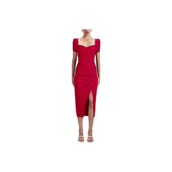 Self portrait Short Sleeved Dress Women's Red