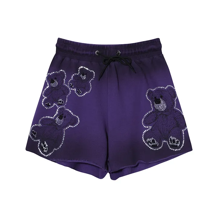 TCH Casual Shorts Women's Purple-0
