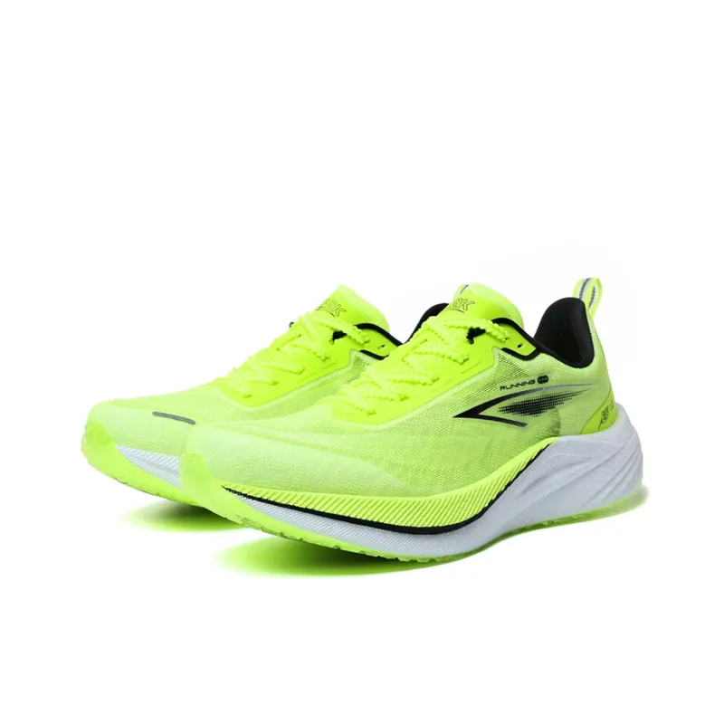 HBRK Running Shoes Unisex Low Top White/Green-2