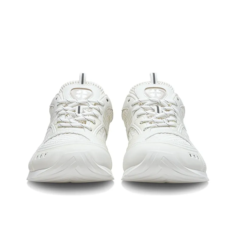 HART DAVIS Crooked Head Shoes Shock Absorbers With Slip Resistant Features Low Top Casual Shoes Unisex Tea White-2