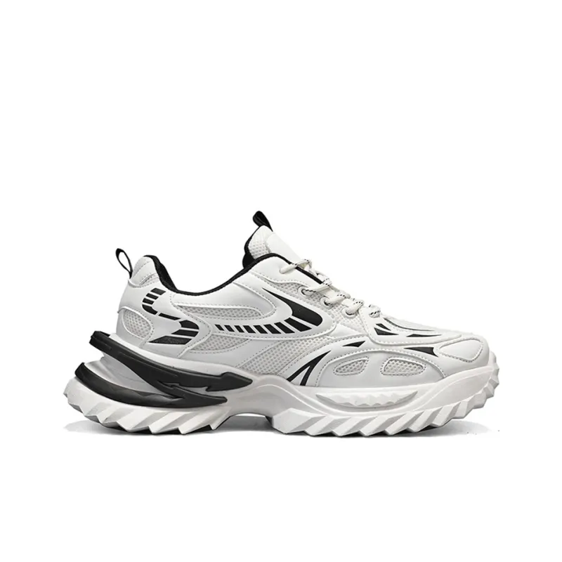 HACKBUTEER Low Top Chunky Sneakers Men's Box Included-10