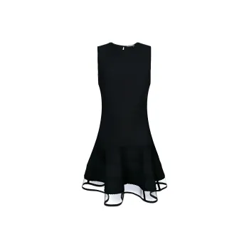 Alexander McQueen Sleeveless Dresses Women's Black