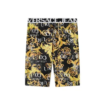 VERSACE JEANS COUTURE Baroque print Cycling Shorts