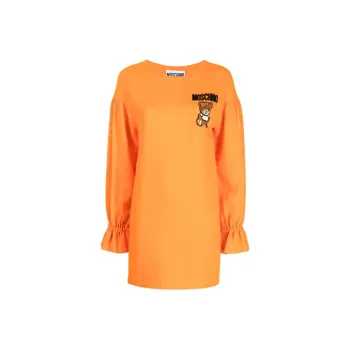 MOSCHINO Long-Sleeved Dresses Women's Orange