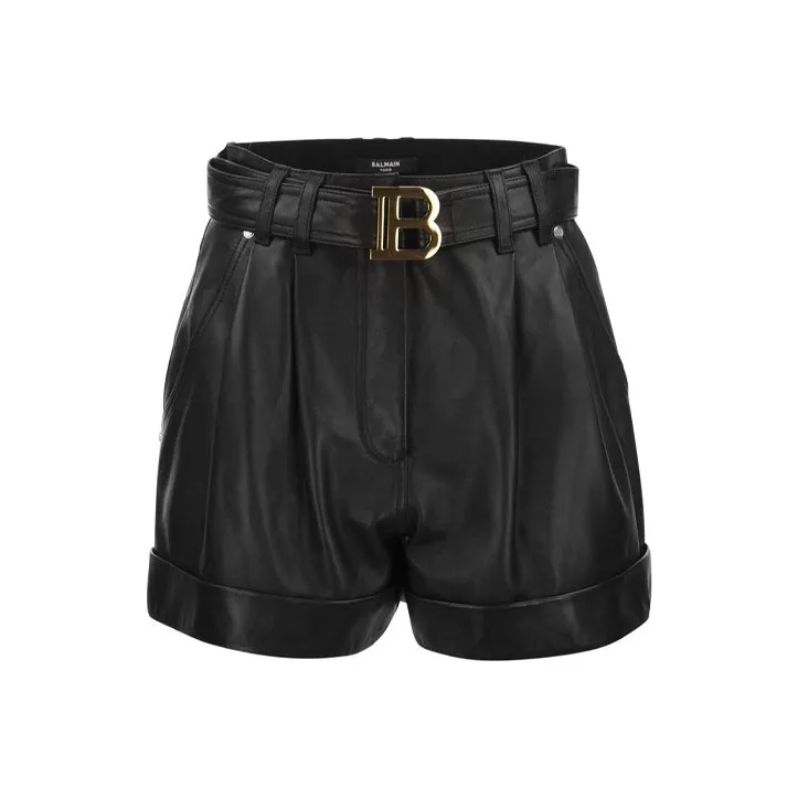 BALMAIN Casual Shorts Women's Black-0