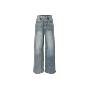 Wen Shan Jeans Women's Washed Color