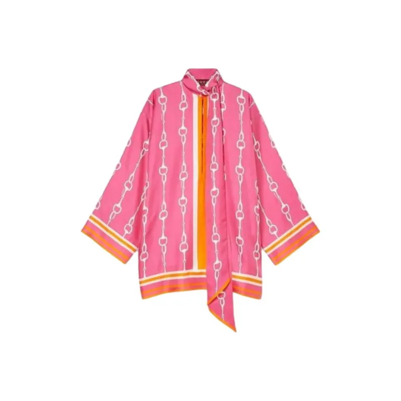 GUCCI Long Sleeved Dresses Women's Pink-0