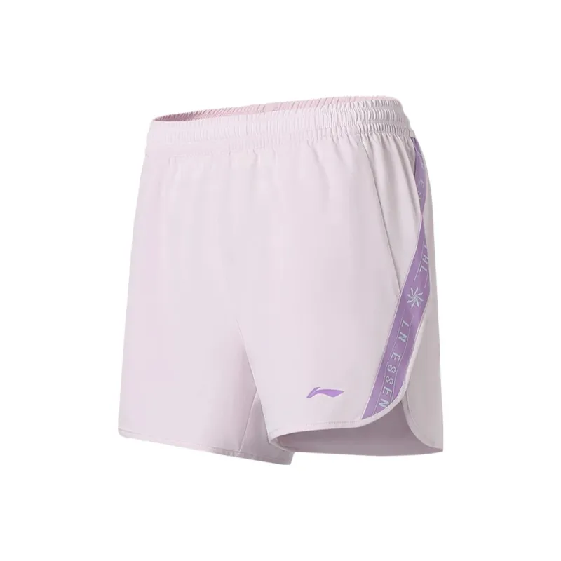 LINING Fitness Series Casual Shorts Women's Dusty Purple-0