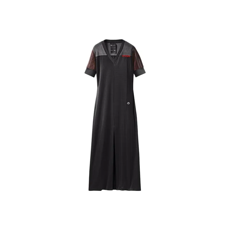 Adidas Originals Short Sleeved Dress Women's Gray-0