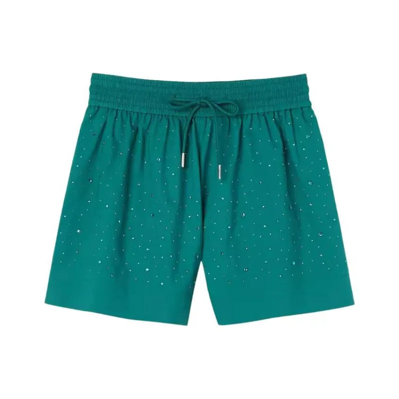 Sandro Casual Shorts Women's Emerald Green-0