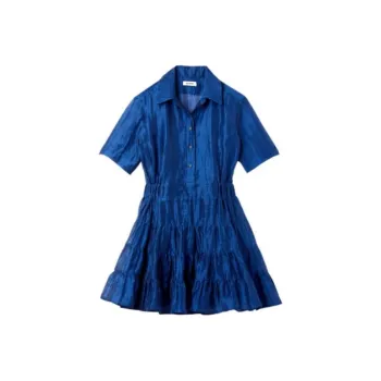 Sandro Short-Sleeved Dresses Women's Dark Blue
